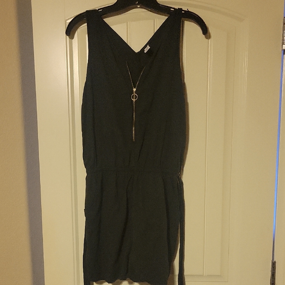 Black Jumper With Pockets Size 16/18 JUSTICE